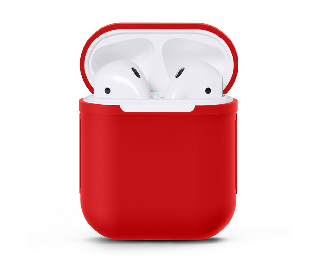 Чохол для Airpods Silicon Case Red